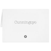 Snow in Hyde Park Cards (Back Horizontal)