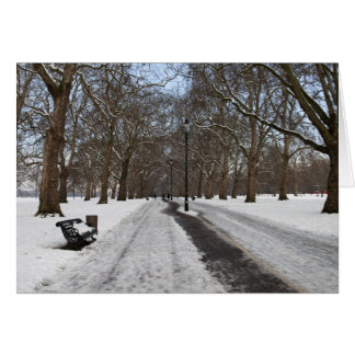 Snow in Hyde Park Cards