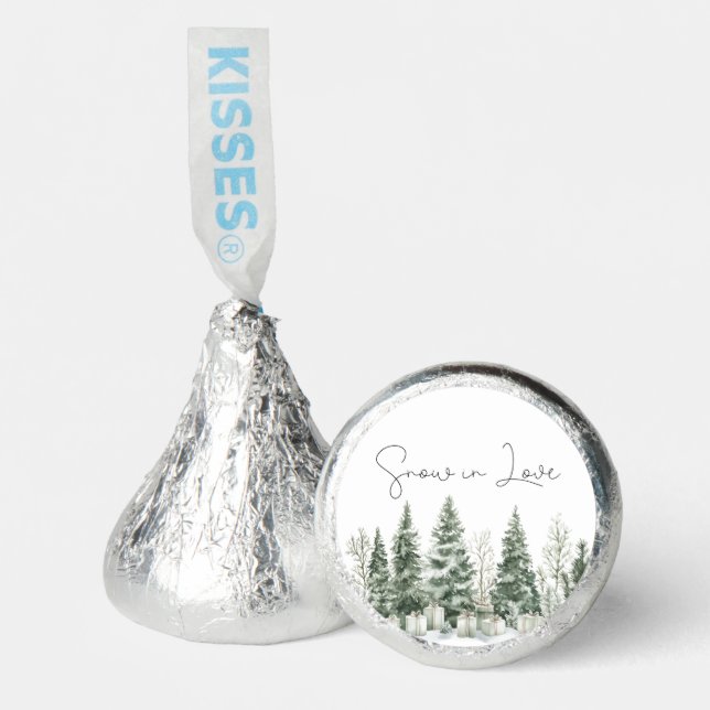Snow In Love Bridal Shower  Hershey®'s Kisses® (Front)