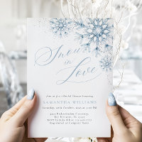 Snow in Love Bridal Shower Invitation