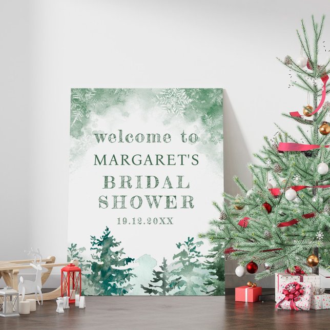 Snow in Love Bridal Shower Welcome Sign (Creator Uploaded)