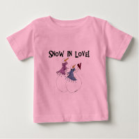 Snow in Love Snowman T-shirts and Gifts