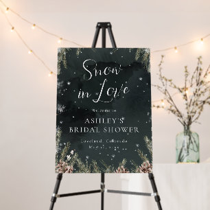 Snow In Love Welcome Foam Board