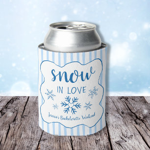 Snow In Love Winter Bachelorette Party Can Cooler