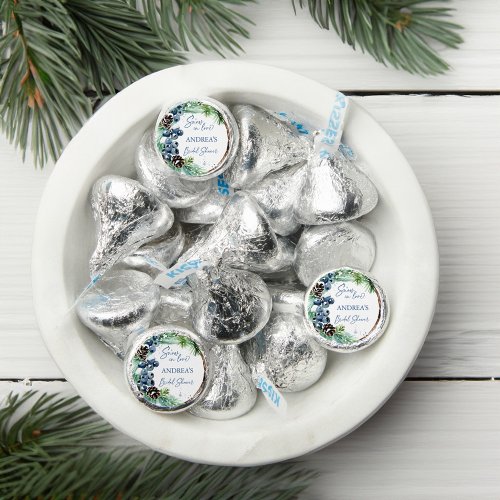 Snow in love winter bridal shower candy favors