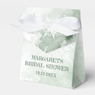 Snow in Love Winter Bridal Shower Favor Boxes