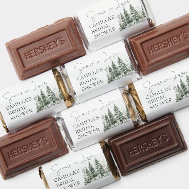 Snow In Love Winter Bridal Shower Hershey's Miniatures (Assorted)