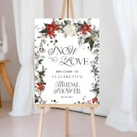 Snow In Love Winter Bridal Shower Welcome