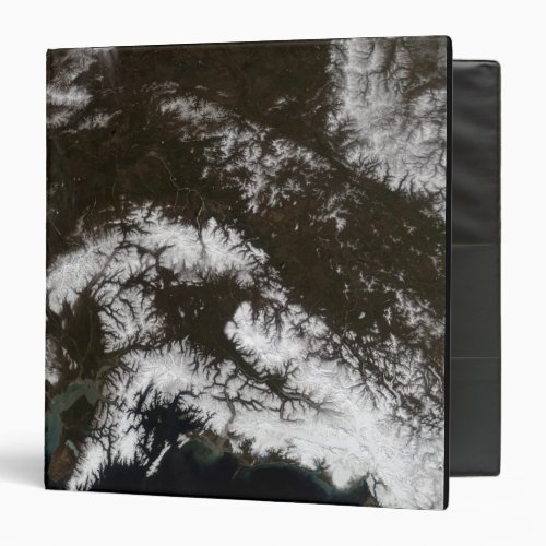 Snow in south central Alaska 3 Ring Binder