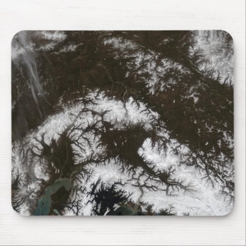 Snow in south central Alaska Mouse Pad
