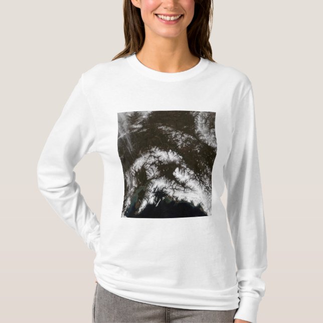 Snow in south central Alaska T-Shirt (Front)