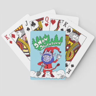 Snow in Southtown Krampus Playing Cards