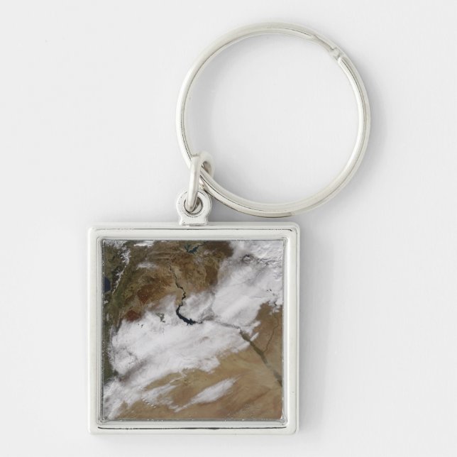 Snow in Syria Keychain (Front)