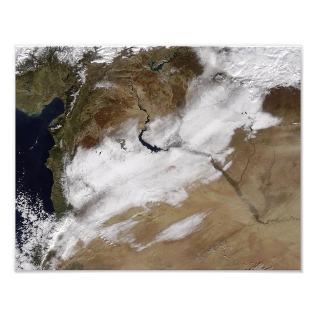 Snow in Syria Photo Print (Front)