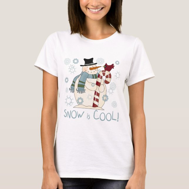 Snow is Cool Holiday Tshirts and Gifts (Front)