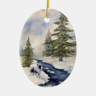 Snow Kees Porcelain Ornament
