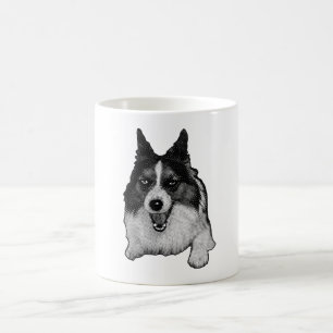 Snow‑Kissed Corgi Hello Coffee Mug