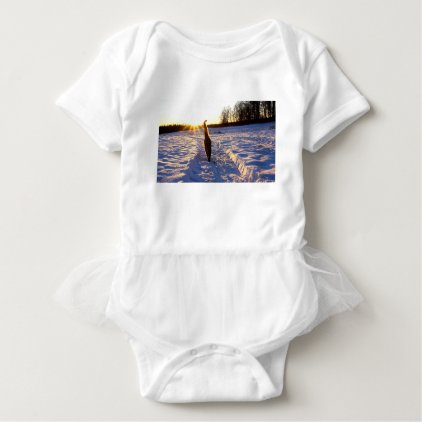 Snow Kitty Baby Bodysuit