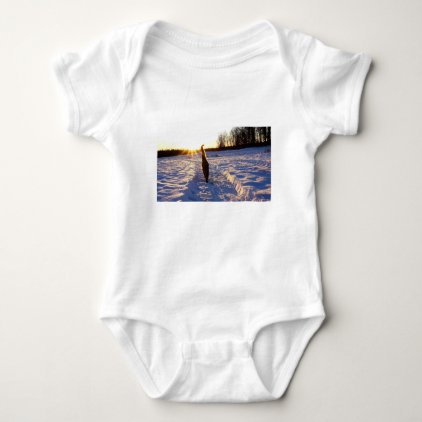 Snow Kitty Baby Bodysuit