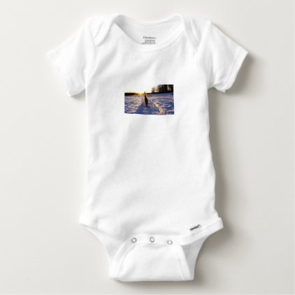 Snow Kitty Baby Onesie