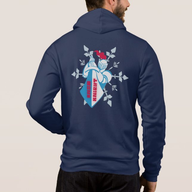 Snow knight hoodie (Back)