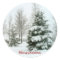 Snow-Laden Trees, Merry Christmas