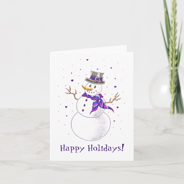 Snow Lady Card (Front)