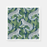 Snow Leopard and Lily of the Valley