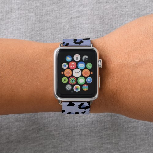 Snow Leopard Apple Watch Band