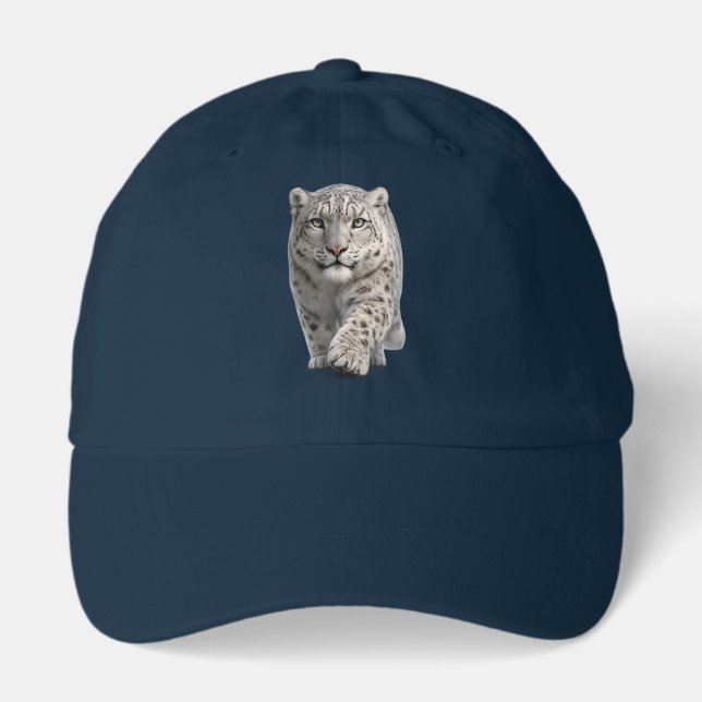 Snow Leopard Approaching Hat (Front)