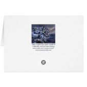 Snow Leopard ArtCard Cards (Back Horizontal)