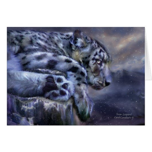 Snow Leopard ArtCard Cards (Front Horizontal)