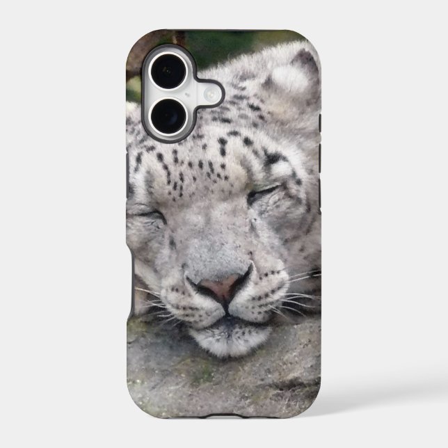 Snow Leopard - beautiful! Iphone Case (Back)