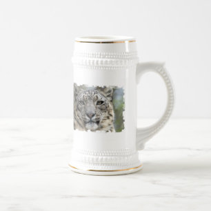 Snow Leopard Beer Stein