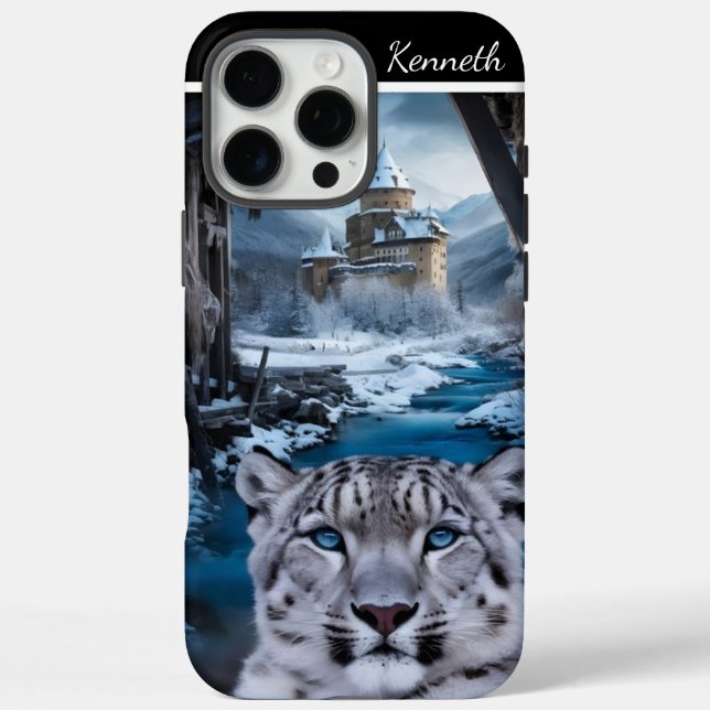 Snow Leopard by the Winter Castle Case-Mate iPhone Case (Back)