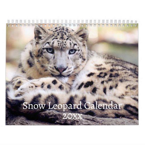 Snow Leopard Calendar