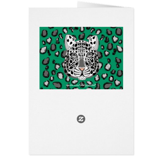 Snow Leopard Cards (Back)