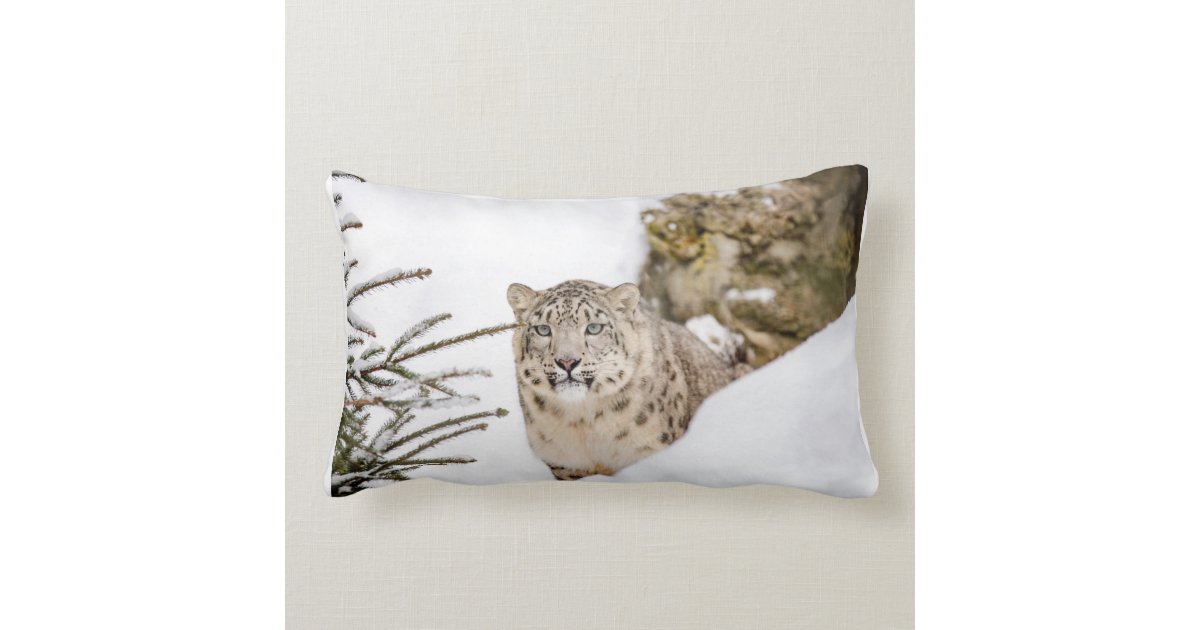 Snow Leopard Cat Print Sleep Destiny S Destiny Lumbar Pillow