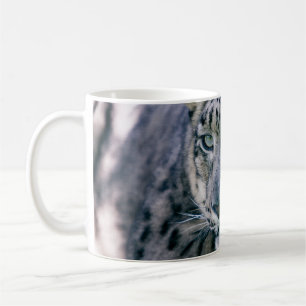 Snow Leopard closeup Coffee Mug