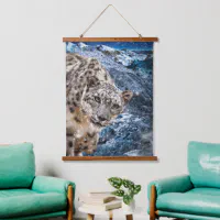 Snow leopard outlet tapestry