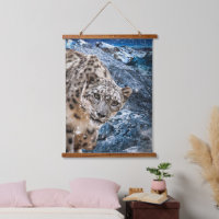 Snow leopard outlet tapestry