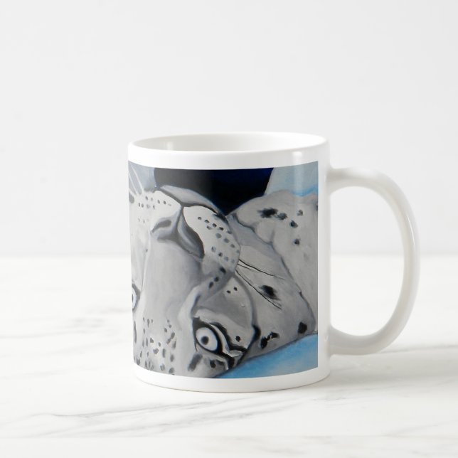 Snow Leopard Coffee Mug (Right)