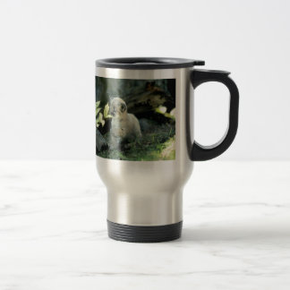 Snow Leopard Cub Travel Mug