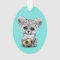 Snow leopard Cub With Football Soccer Ball