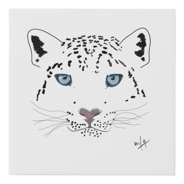 Cute Chibi Snow Leopard