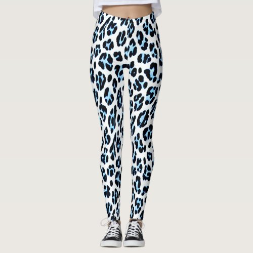 Snow Leopard Elegance Leggings