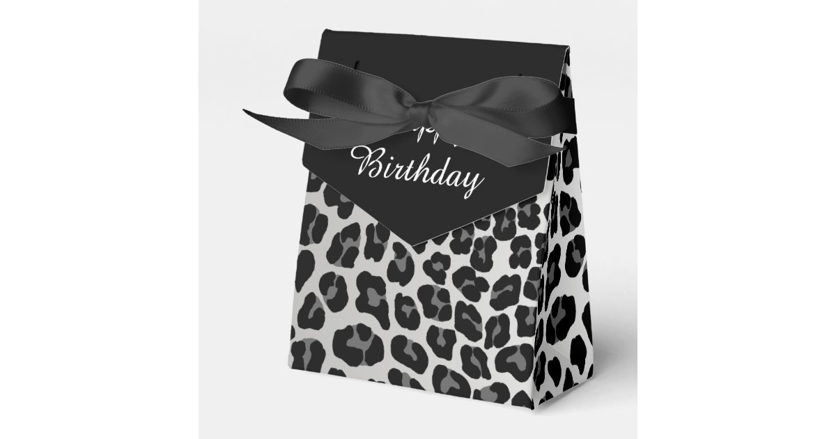 Snow Leopard Box Snow leopard favor boxes | Zazzle