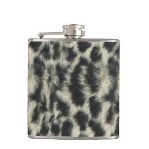 Snow Leopard Flask
