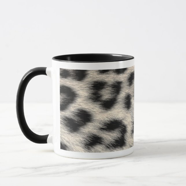 Snow Leopard Fur Mug (Left)