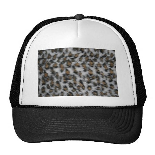 Snow Leopard Fur Trucker Hat | Zazzle